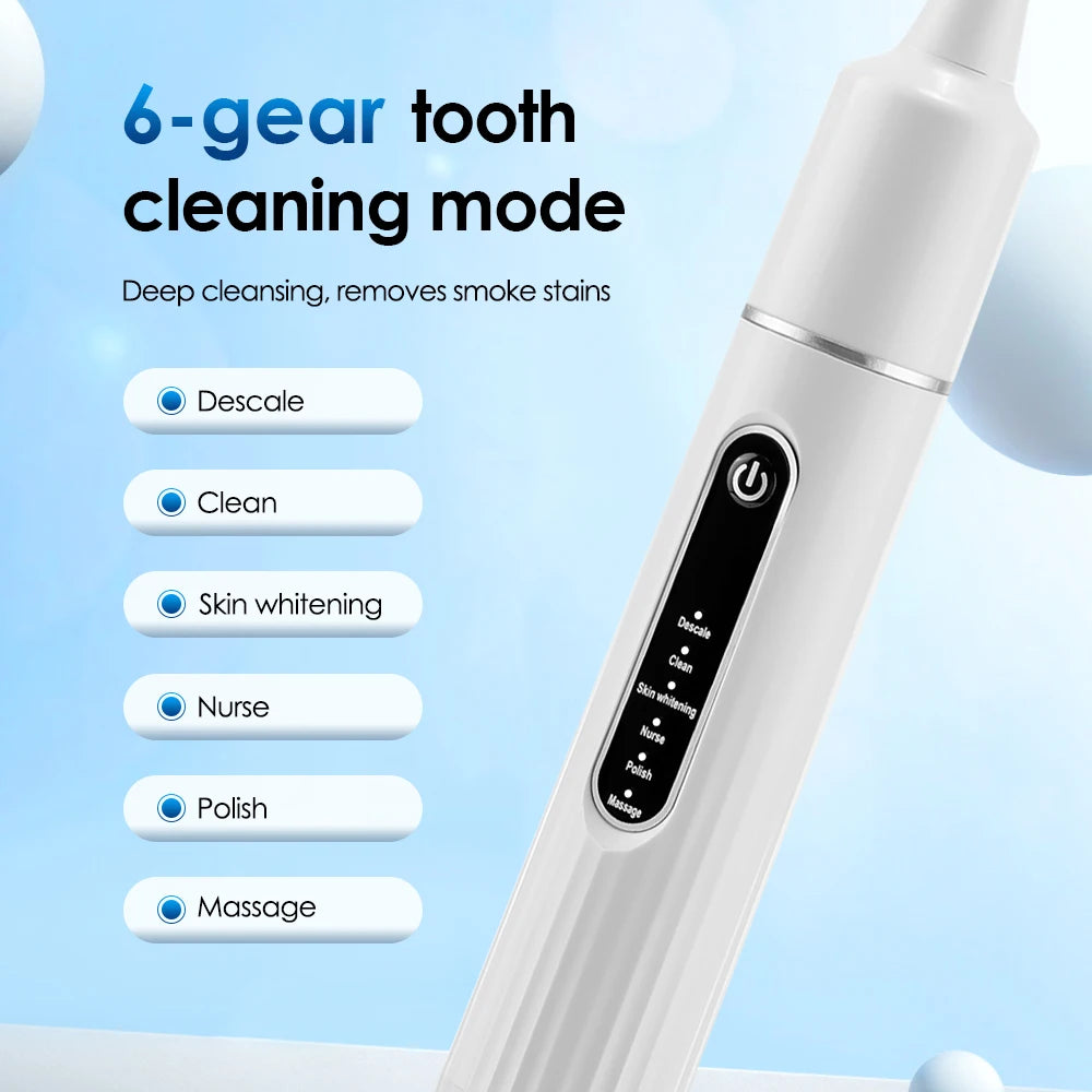 2 in 1 Electric Ultrasonic Toothbrush Teeth Whitening