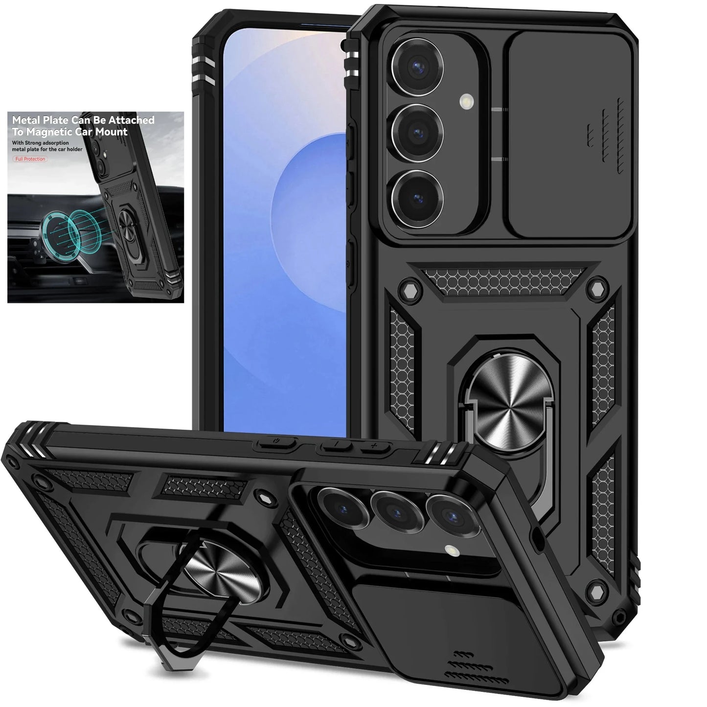 Heavy Duty Magnetic Armor Phone Case