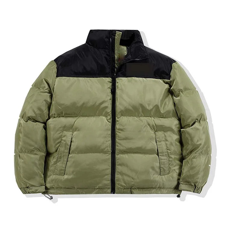 Men’s Winter Puffer Jacket. Warm Hooded Windbreaker Parka for Outdoor Cold Weather
