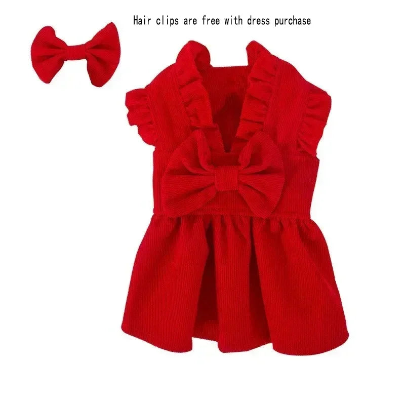 Luxury Princess Dog Dress for Small Dogs