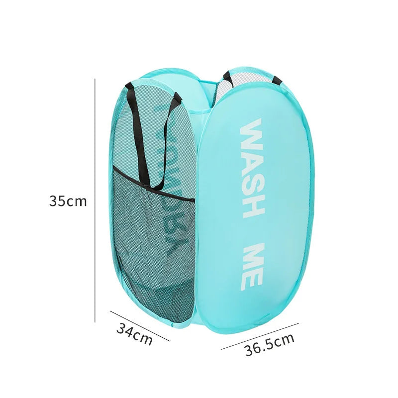 Extra-Large Foldable Laundry Hamper with Carry Handles