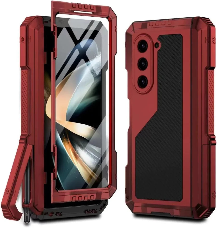 3 Layer Heavy Duty Shockproof Fold Phone Case