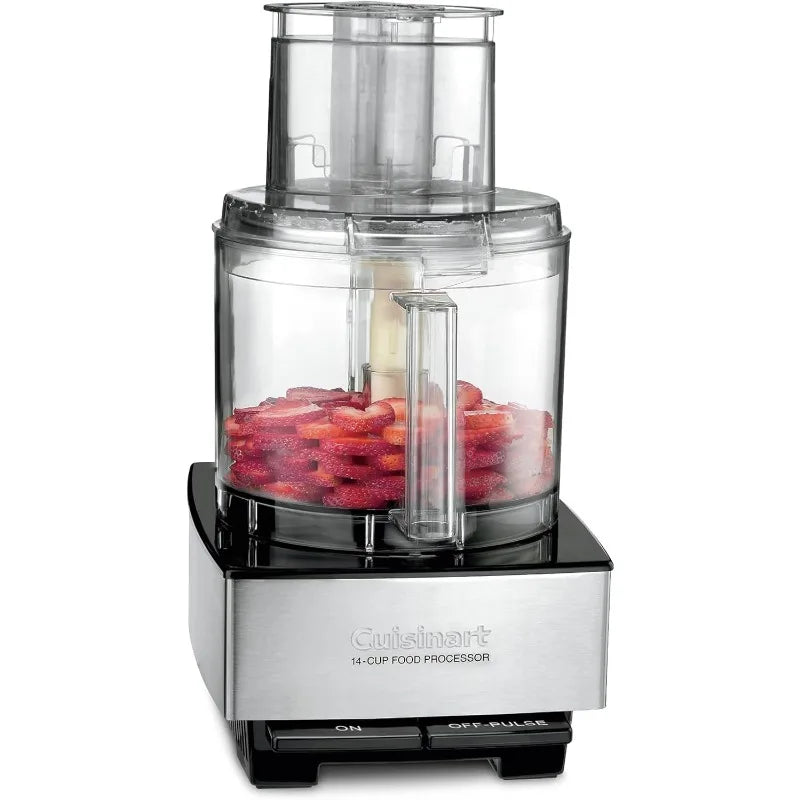 Cuisinart Food Processor 14-Cup Vegetable Chopper for Mincing, Dicing, Shredding,Puree&Kneading Dough,Stainless Steel.