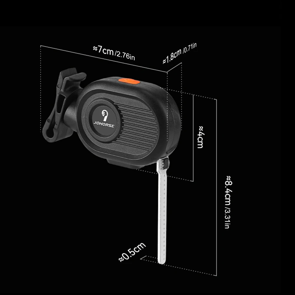 Bicycle Rear Light Running Water Pilot Lights Bicycle Taillights Night Riding Lights Safety Warning Lights Bike