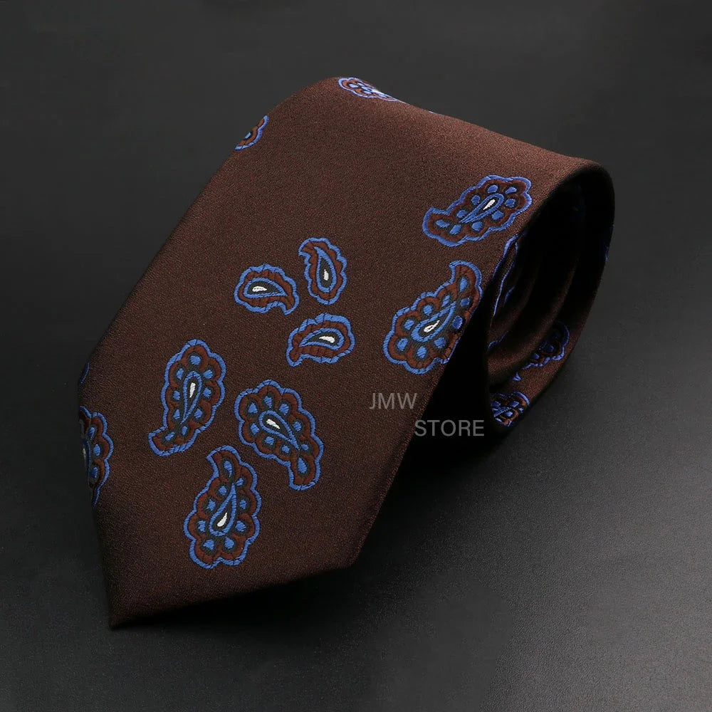 Luxury Paisley Men’s Business Necktie . Wedding & Formal Tie
