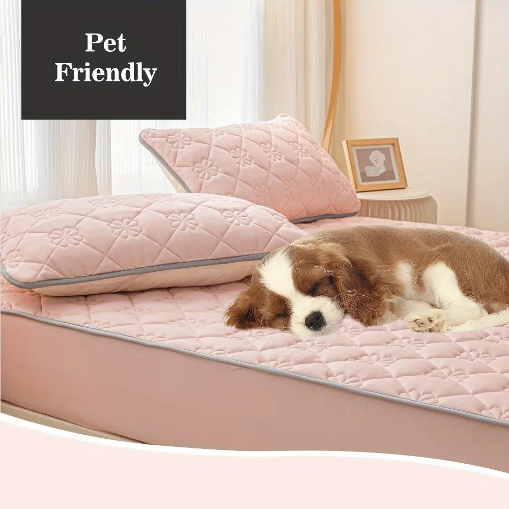 Premium Waterproof Pillowcase Set of 2 Soft Breathable Bed Pillow Protectors