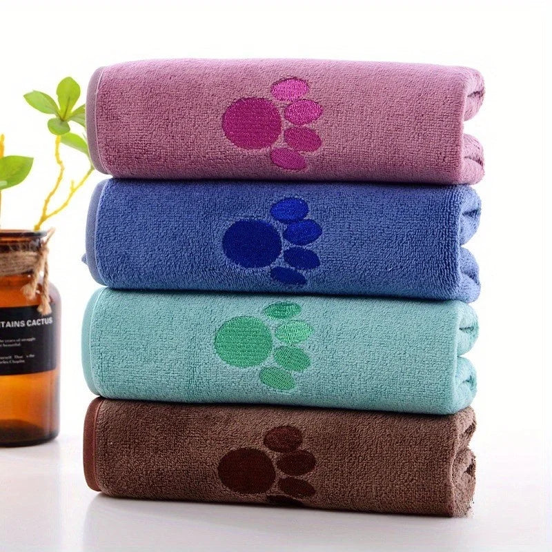 Ultra Absorbent Christmas Pet Bath Towel for Dogs and Cats