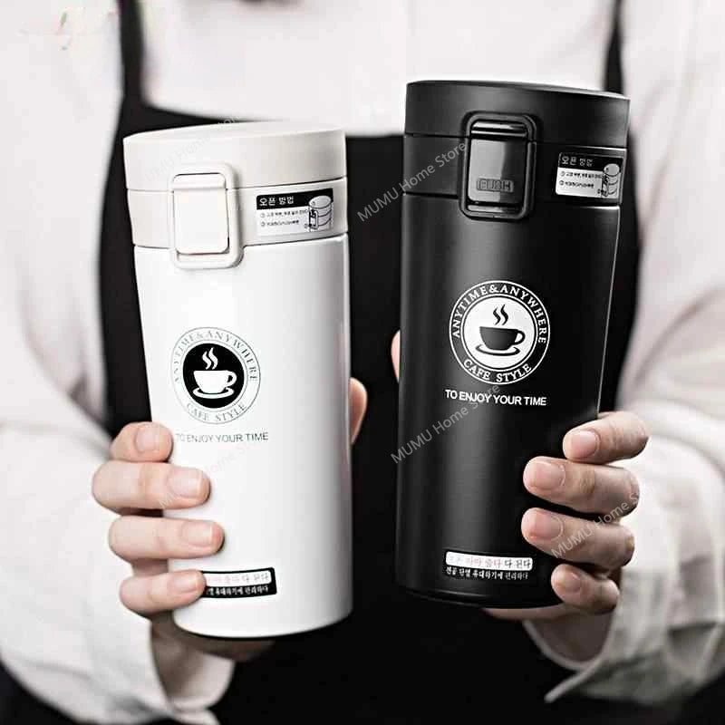 380ML/510ML Thermal Mug Double-layer Stainless Steel Coffee Cup Tea Vacuum Flask Thermos Water Bottle Leak-proof Thermos Mug