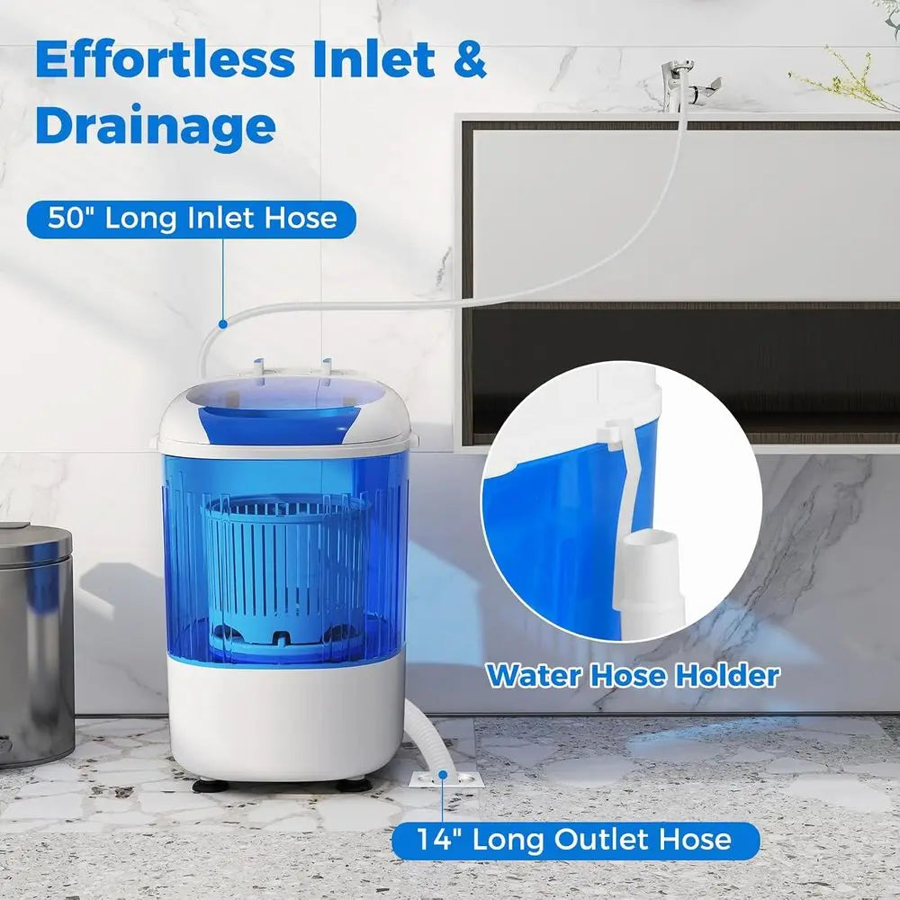 Mini Portable Washing Machine.  5.5 lb Compact Laundry Washer