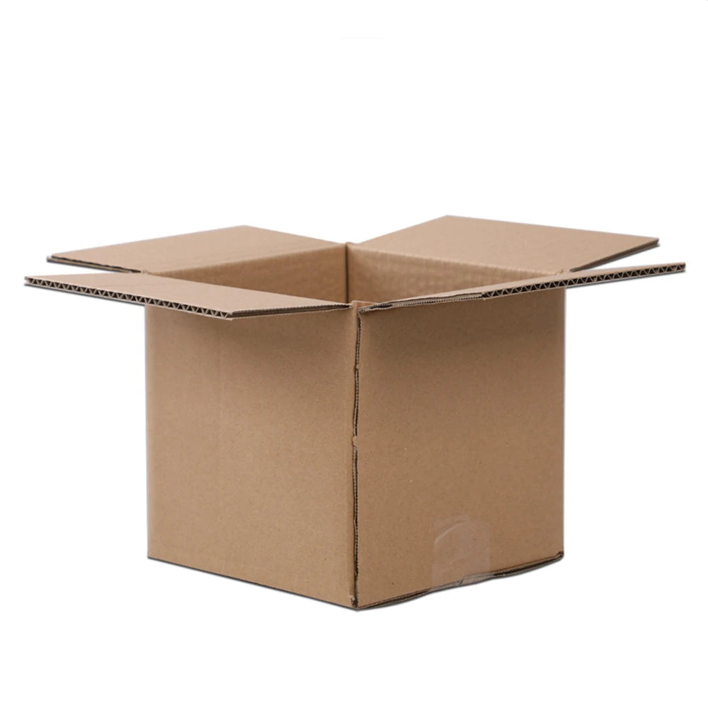 100-Pack Corrugated Paper Gift Boxes 6x6x6 in (15.2 x 15.2 x 15.2 cm) – Brown Shipping & Mailing Boxes for Gifts, Packaging, Moving & Small Business