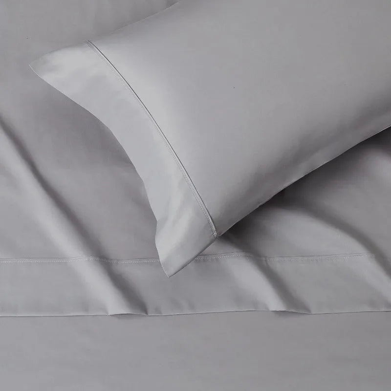 Twin XL Microfiber Bed Sheet Set Dark Gray 14 Inch Pockets