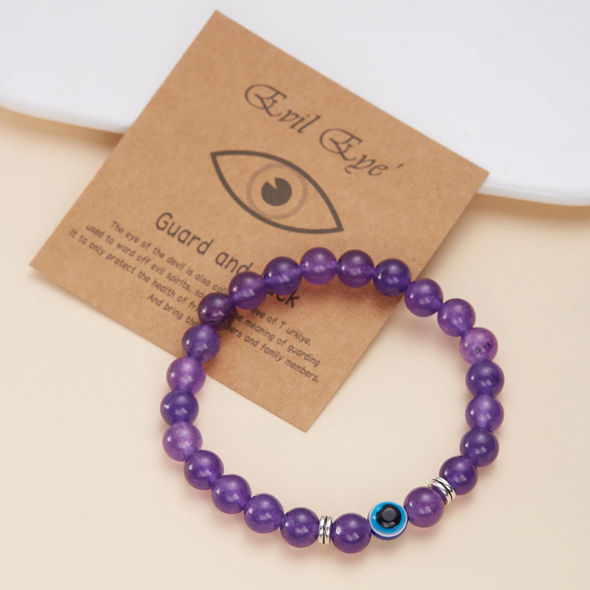 Evil Eye Beaded Bracelet  Multicolor Options