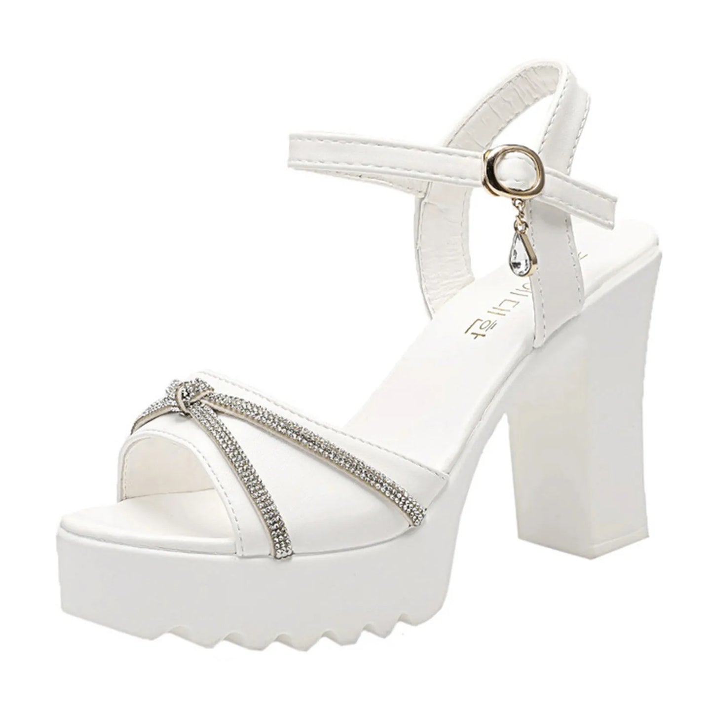 Elegant Chunky Heel Platform Sandals for Women