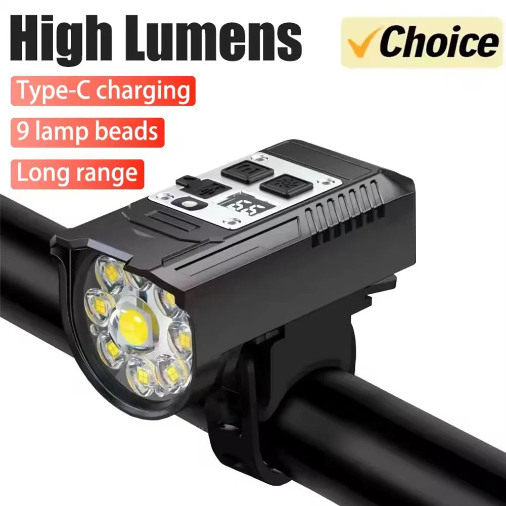 Rechargeable Front Light Bicycle Waterproof Headlamp
