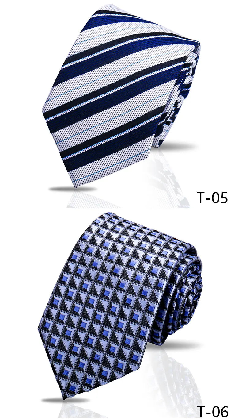 Men's Tie Brand New Fashion Blue Necktie Green Orange Gravatas For Men Paisley Floral Fit Wedding Workplace Slim Dots Wholesale