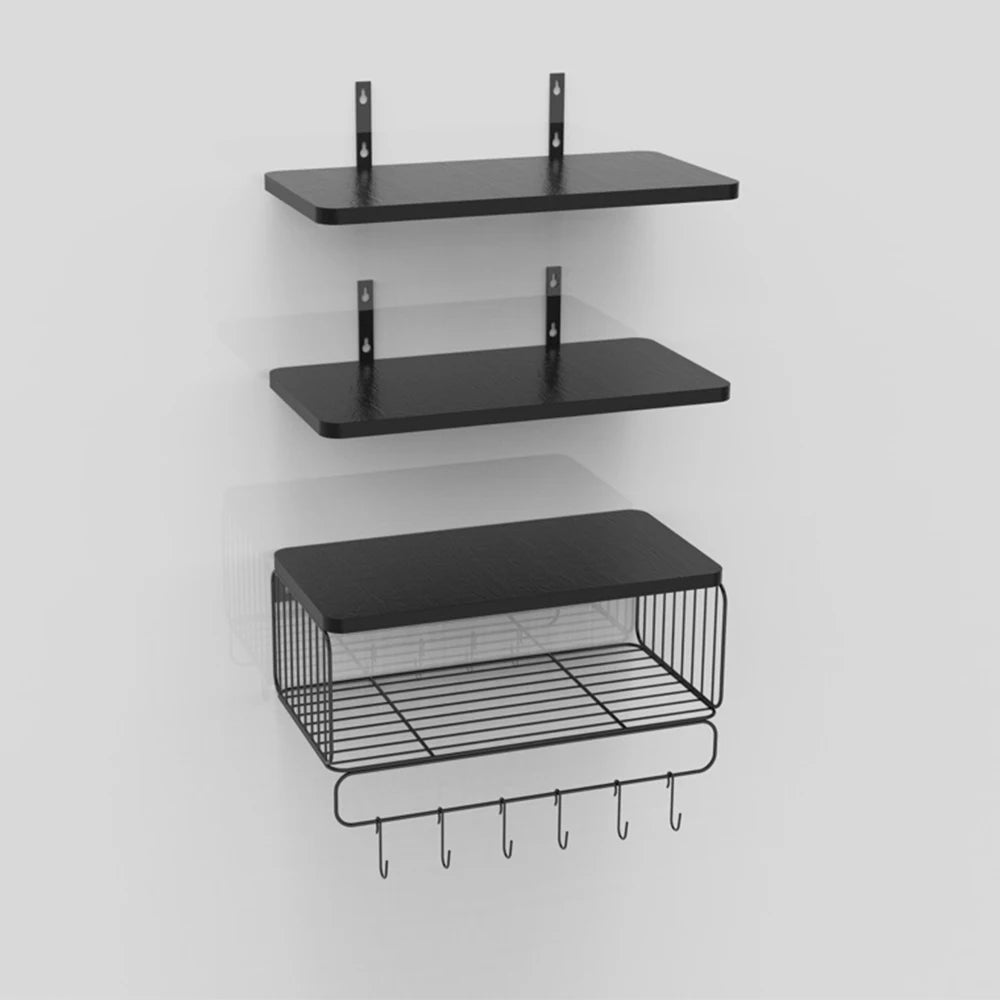 Wall Mounted Floating Shelves 3 Wood Bathroom Shelves Farmhouse Floating Shelf Bathroom Accessories for Bedroom