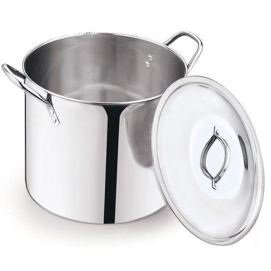12 Quart Stainless Steel Heavy Duty Cooking Stock Pot