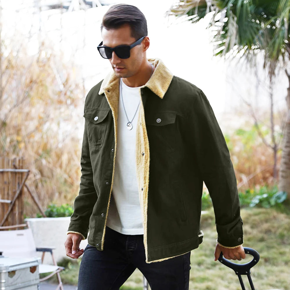 Men’s Fleece Lined Winter Jacket