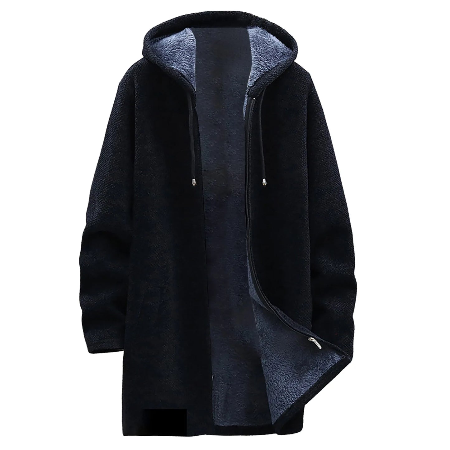 Men’s Fleece Lined Hooded Cardigan Jacket