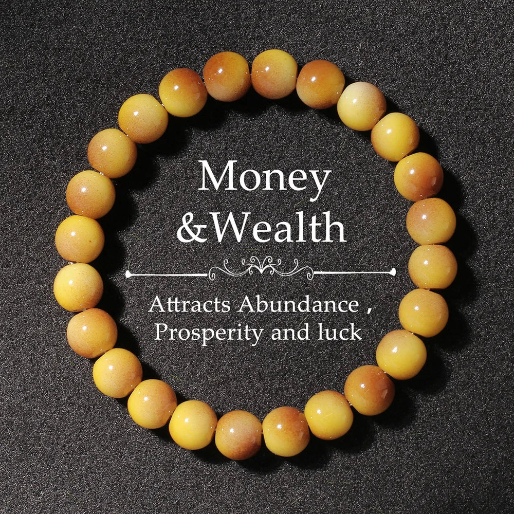 Multicolor Tiger’s Eye Style Beaded Bracelet