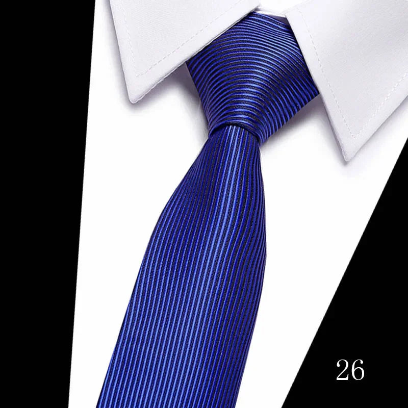 Men’s Colorful Classic Necktie . Fashion Business Wedding Tie Collection