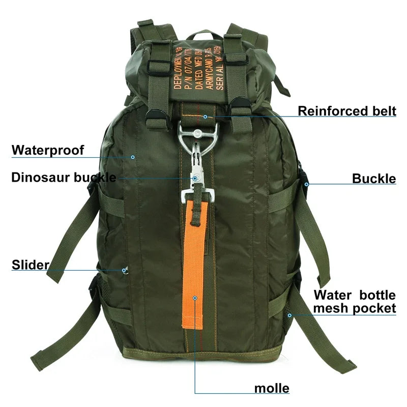 Waterproof Hiking Backpack . Lightweight Travel & Trekking Daypack