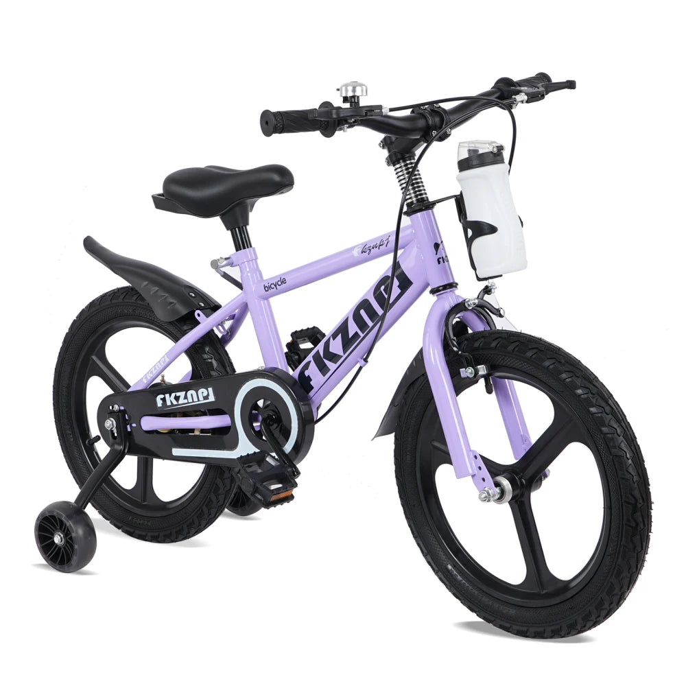 FKZNPJ 18-Inch Kids Mountain Bike .High Carbon Steel Frame, Magnesium Wheels, Adjustable Seat, Boys & Girls Bicycle