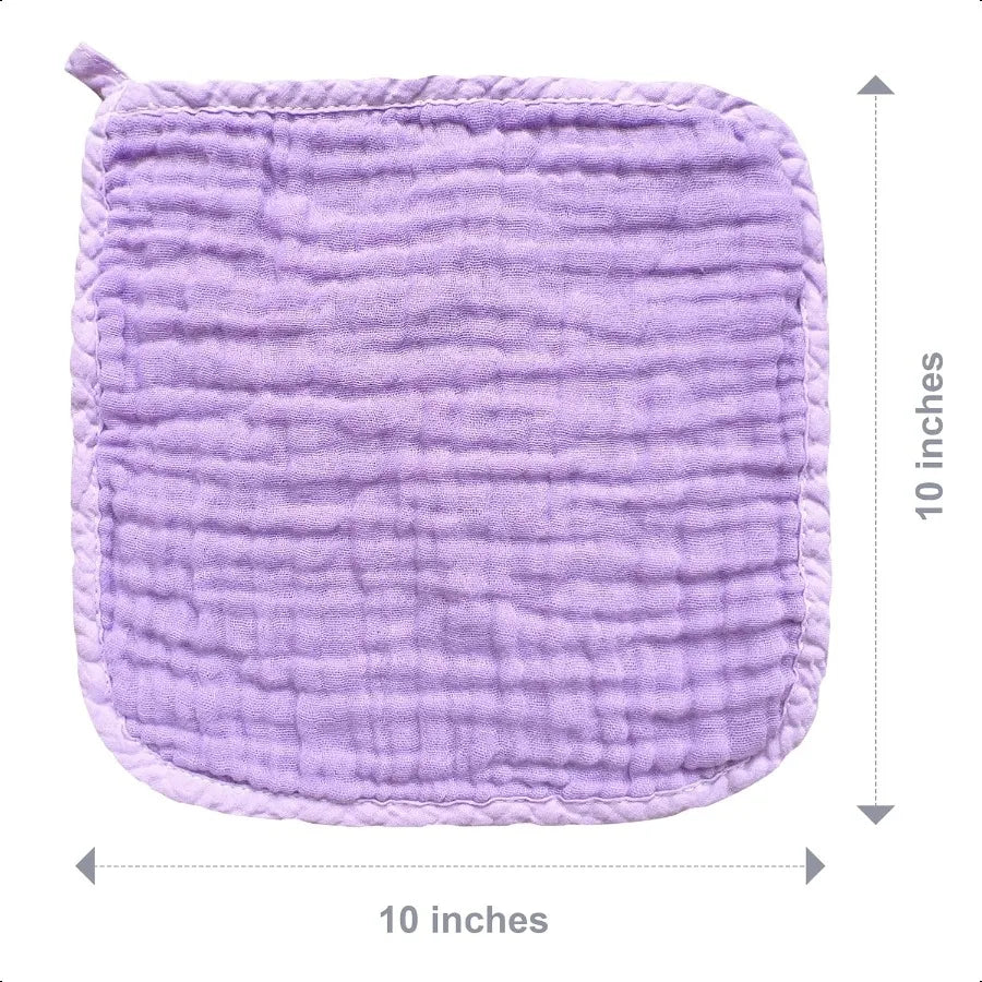12 Pack Baby Muslin Washcloths Soft Facecloths for Newborns