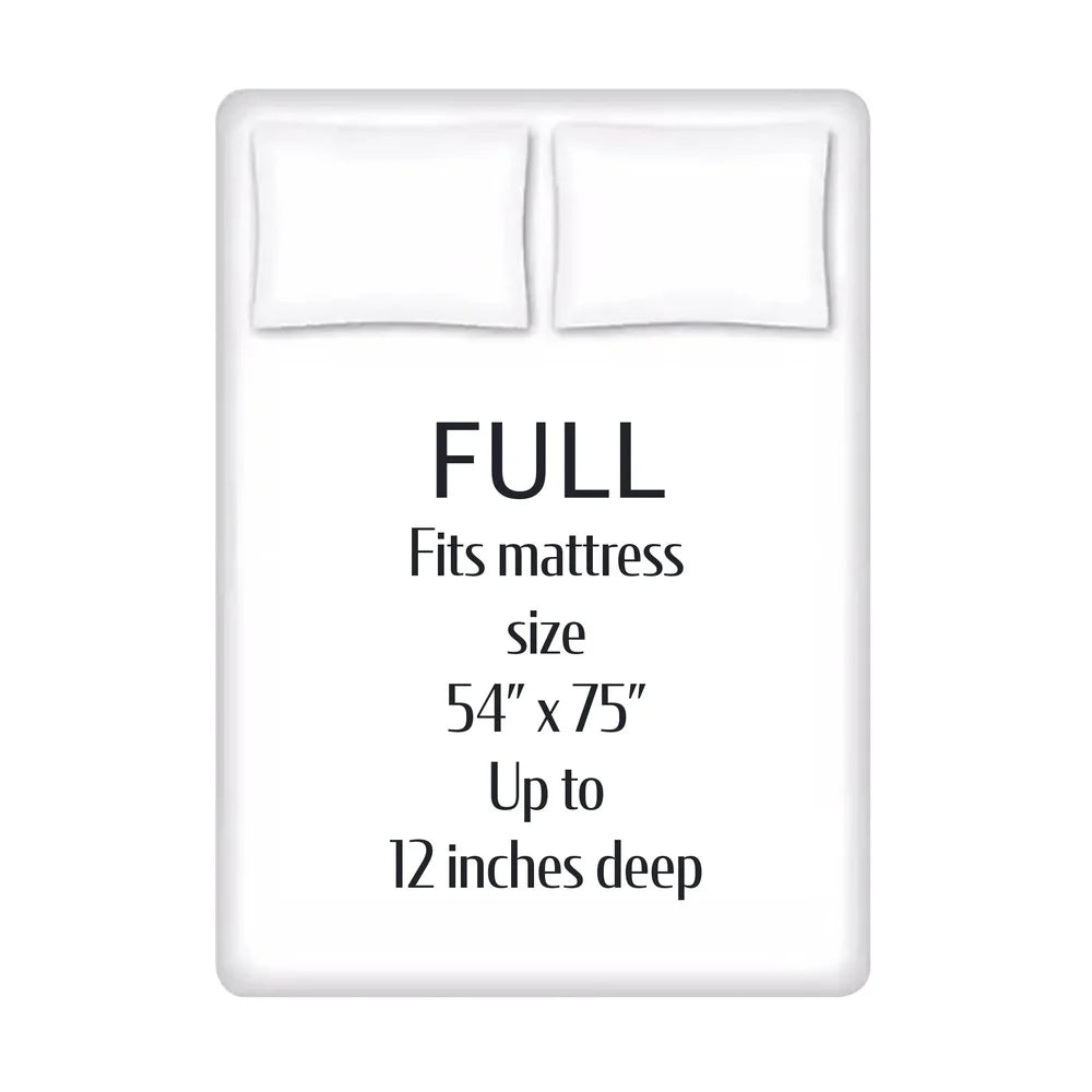 7 Piece Reversible Bed in a Bag Comforter Set with Sheets Hypoallergenic Soft Polyester Kids Teens Adults Storage Bag