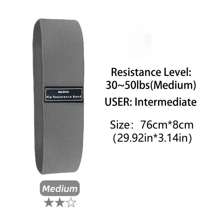 Premium Fabric Resistance Bands Set for Glute, Hip & Leg Workouts