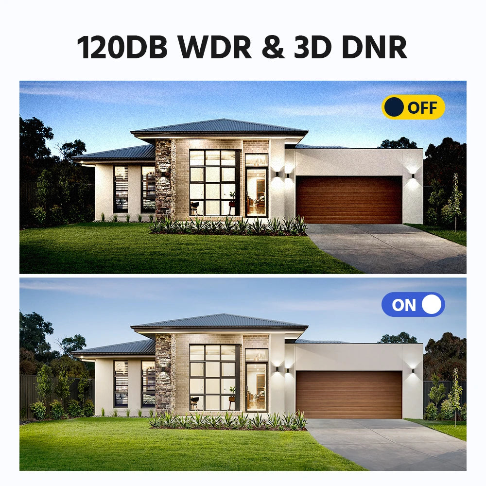 ANNKE 8MP Camera Security Dual Lens Human Detect Two Way Audio 180° Wide View Angle Panoramic Dual Lens Poe IP Camera