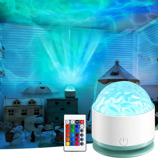 Starry Sky Night Light Projector.Rotating Galaxy Star Lamp with Remote Control & Color Changing LED Effects