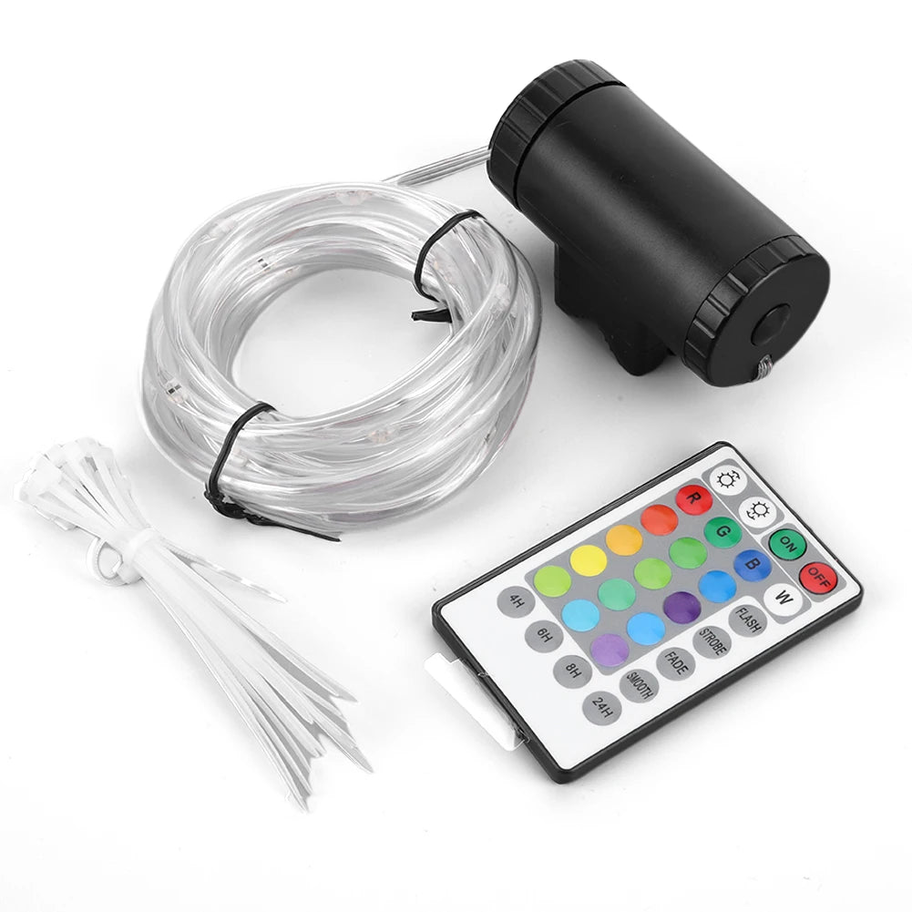 Bicycle Spoke Lights Waterproof Cycling Decoration Safety Warning Tire Strip Light Remote Control for Kids Adults Night Riding