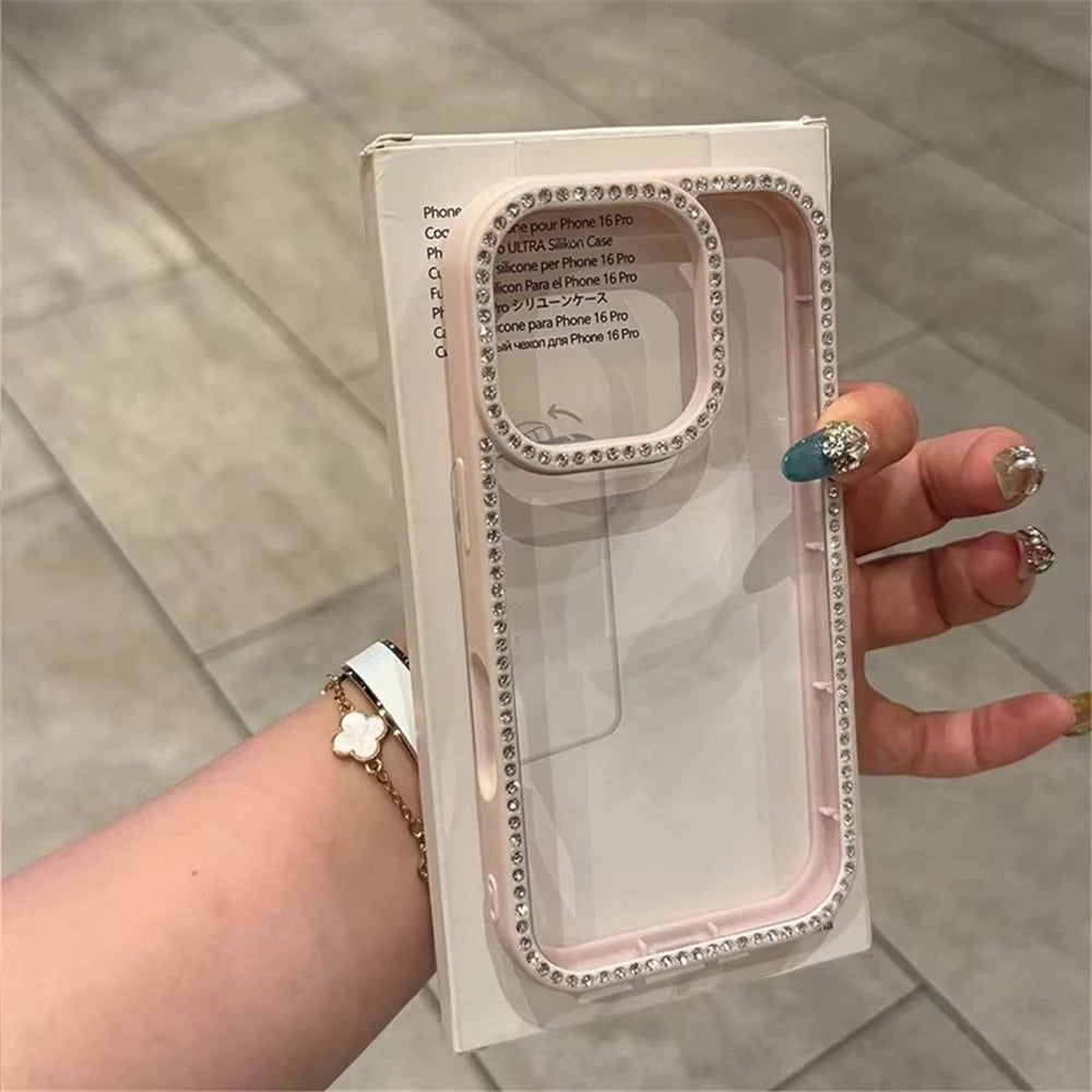 Clear Protective Phone Case with Raised Camera Guard