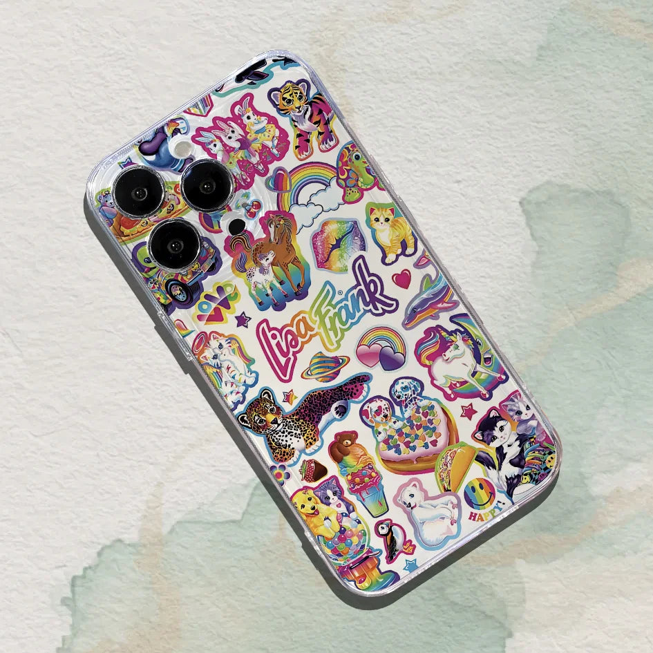 Stunning Colorful Food Pattern Transparent Soft Protection Phone Case For iPhone Samsung