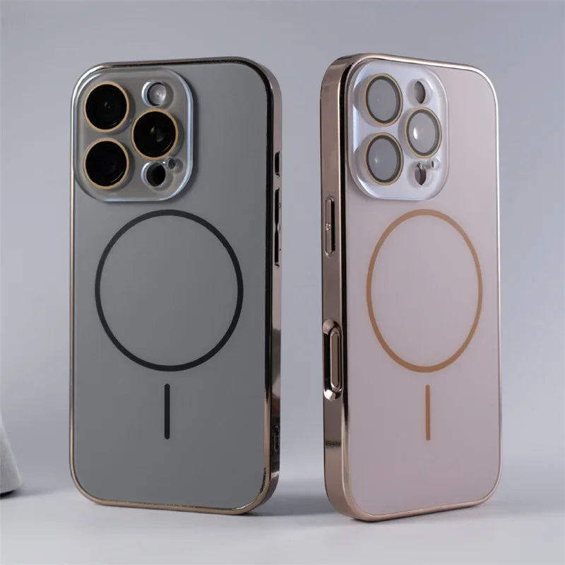 Sleek Magnetic Protective Phone Case with Camera Guard