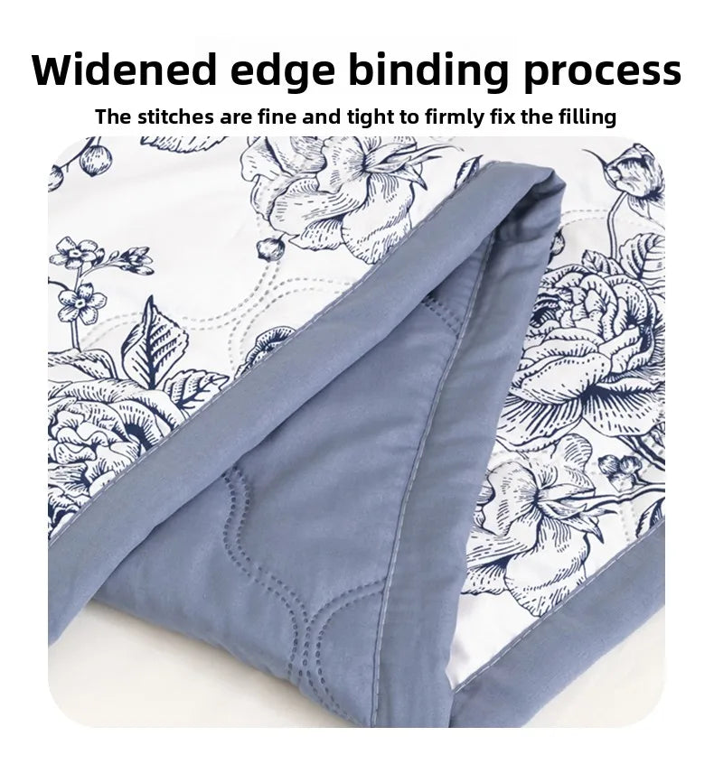 Floral Style Duvet Summer Thin Quilt Skin-friendly Bedspread Air Conditioning Blanket edredones Adults Kids Room Comforter Quilt