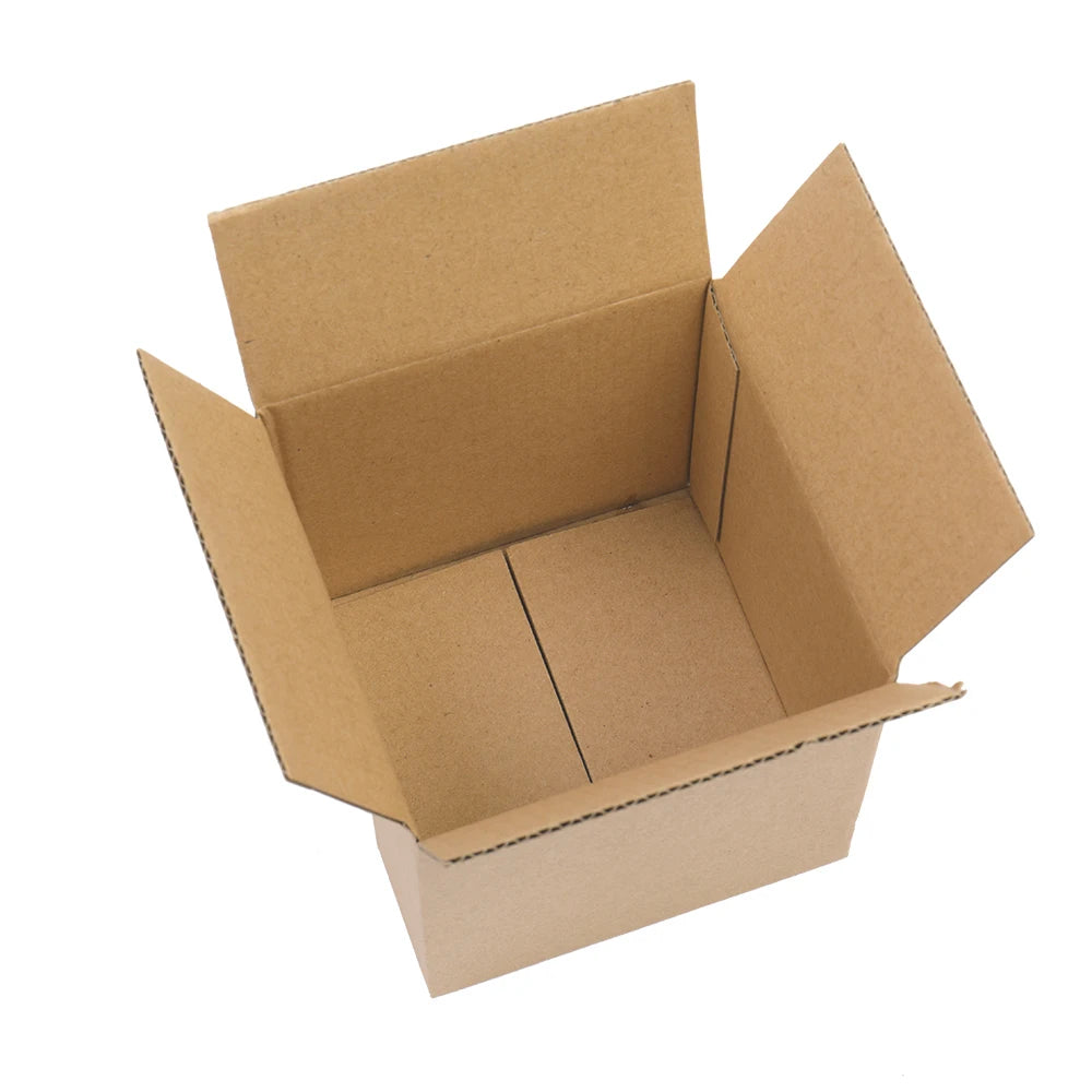 100-Pack 4 x 4 x 4 Inch Corrugated Gift & Shipping Boxes. Kraft Cardboard Mailing Boxes for Packaging, Small Business & Ecommerce