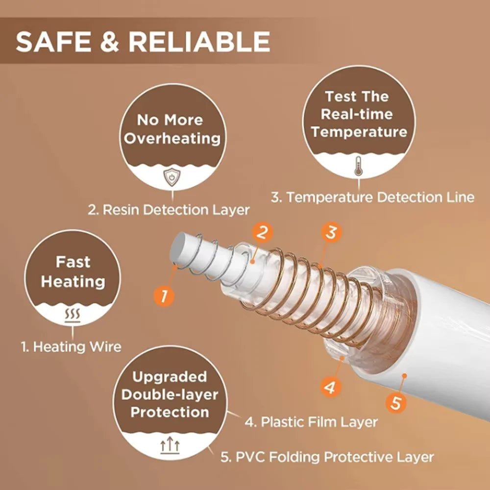 RUIANBAO Heated Blanket Throw 2-Layer Flannel Electric Blanket Timer Heated Pad 220V 150*80cm Thermal Mattress Heated Bed Warmer