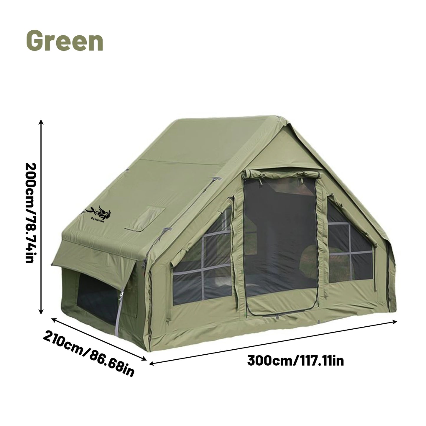 Luxury Inflatable Glamping Tent – Spacious Waterproof Camping Shelter for Outdoor Living
