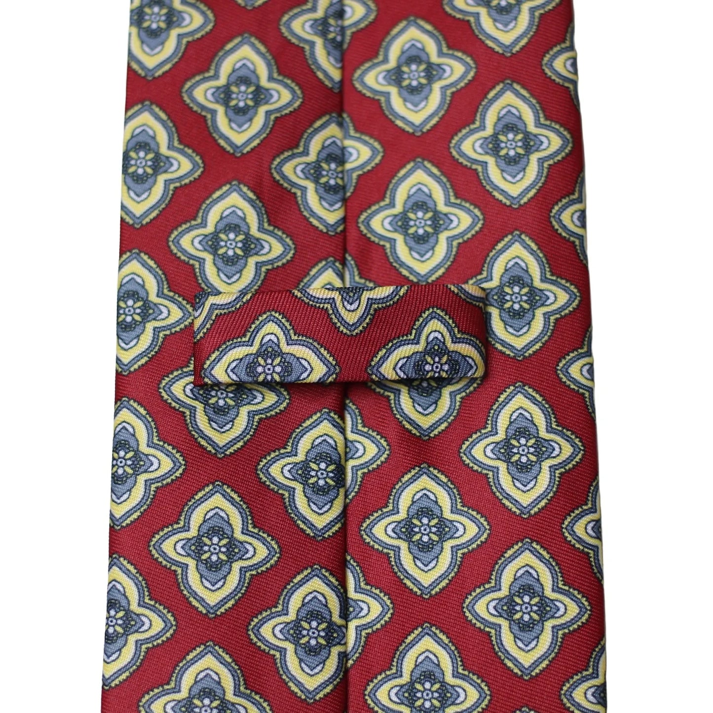 Luxury Men’s Silk Geometric Necktie for Business, Weddings & Formal Events