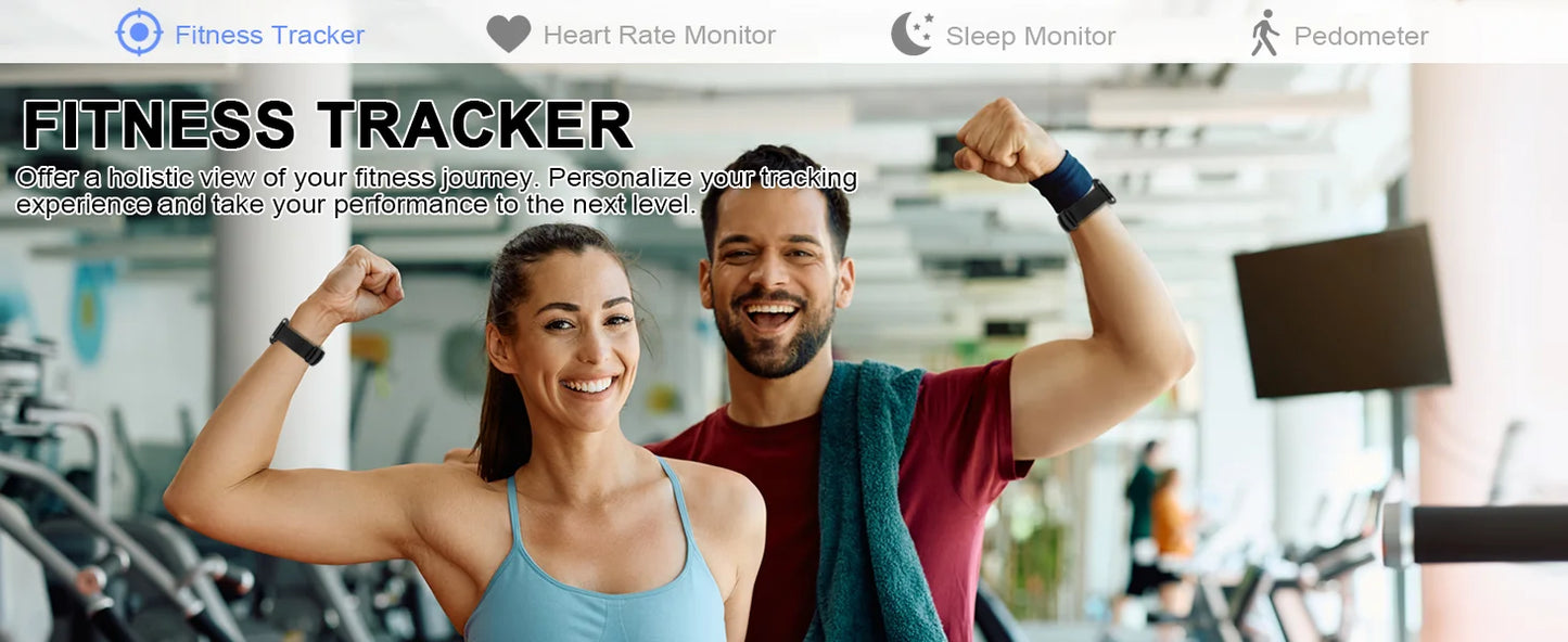 Multi-Function Smart Watch with Fitness Tracking & Bluetooth Connectivity