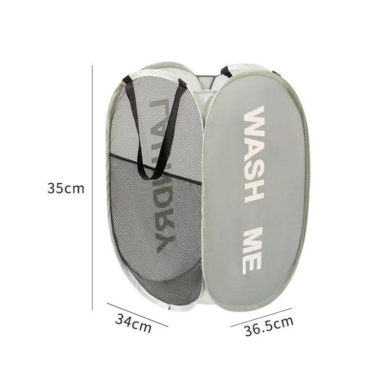 Extra-Large Foldable Laundry Hamper with Carry Handles