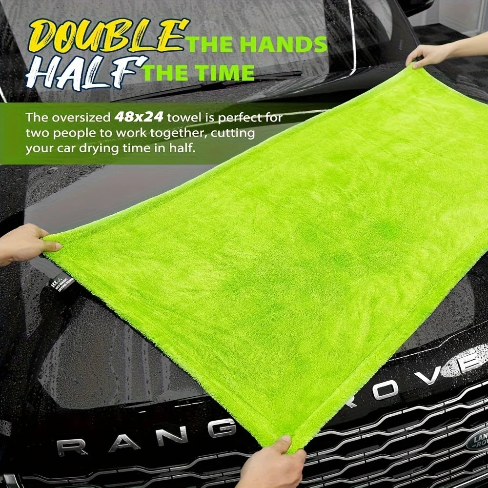 1400GSM Ultra Absorbent Microfiber Car Drying Towel for SUVs and Trucks
