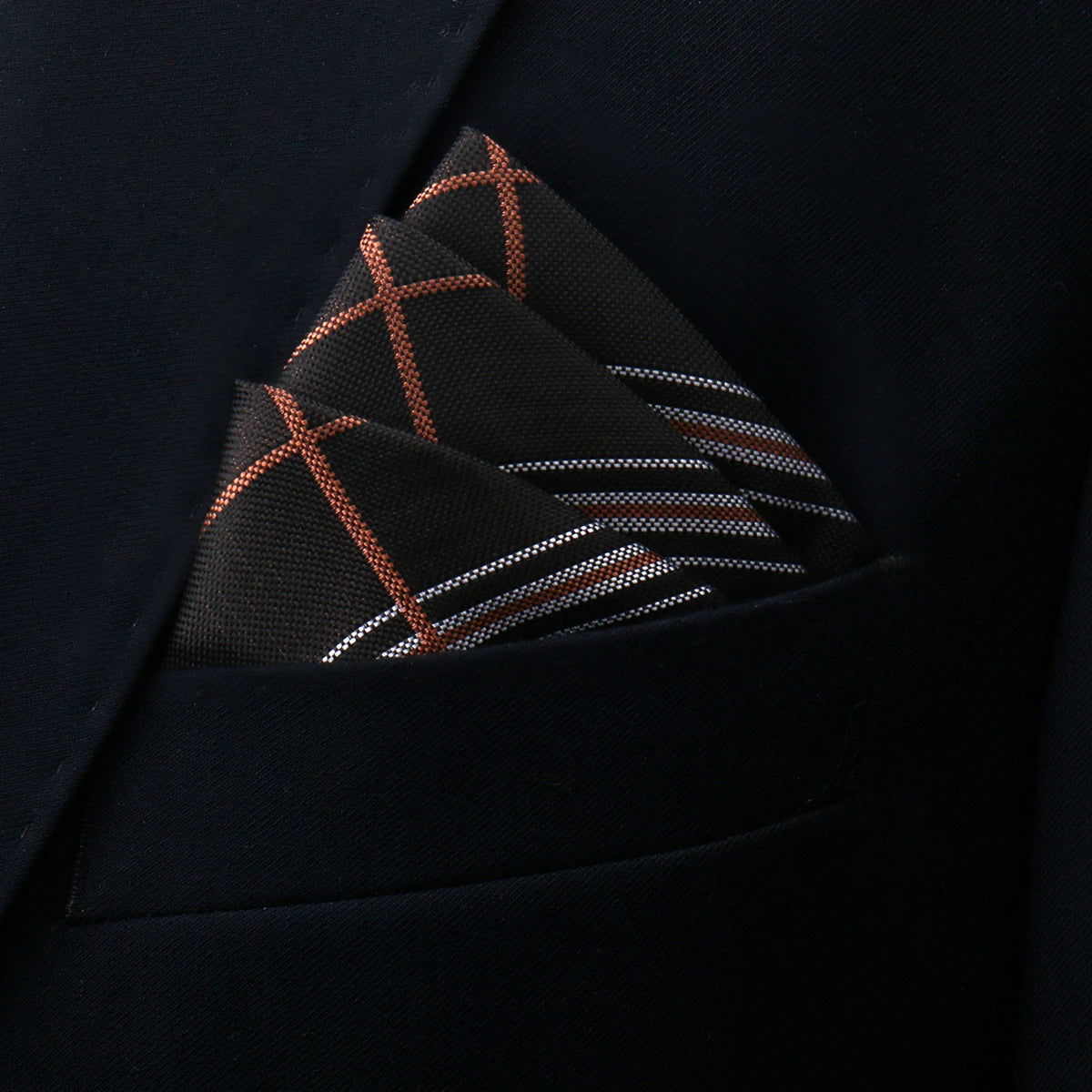 Luxury Men’s Pocket Square Handkerchief. Formal Suit Accessory