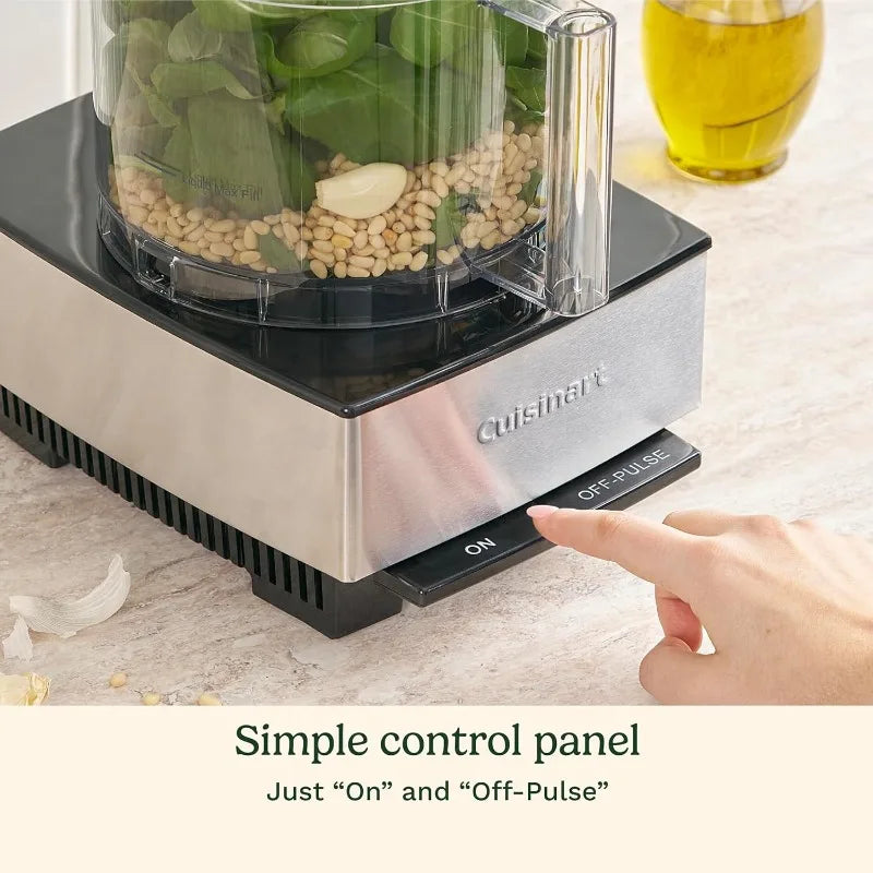 Cuisinart Food Processor 14-Cup Vegetable Chopper for Mincing, Dicing, Shredding,Puree&Kneading Dough,Stainless Steel.
