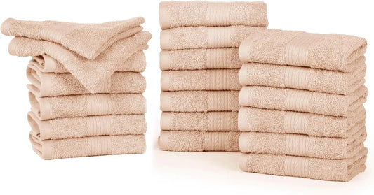 100 Percent Cotton Fingertip Towels 12x12 Inches 600 GSM