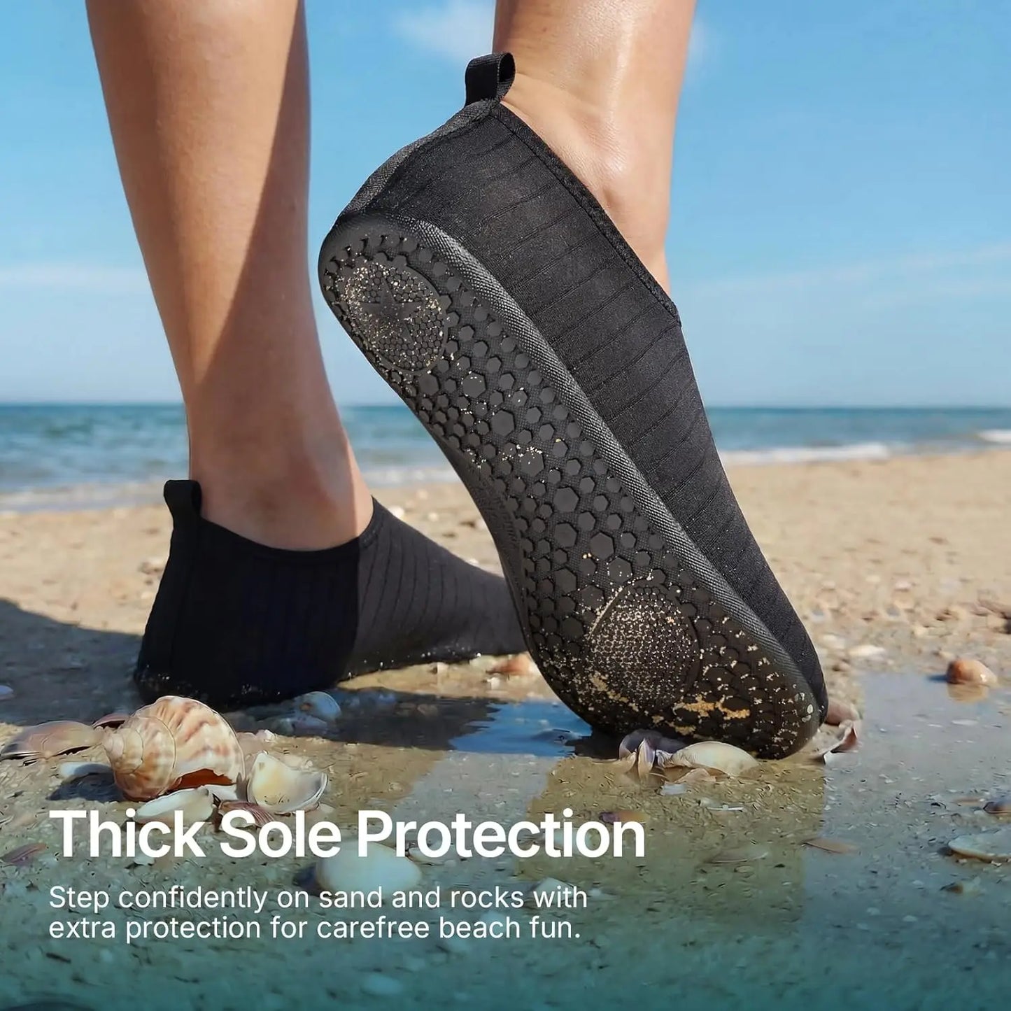 Quick-Dry Water Shoes for Men & Women .Lightweight Aqua Socks for Beach, Pool & Water Sports