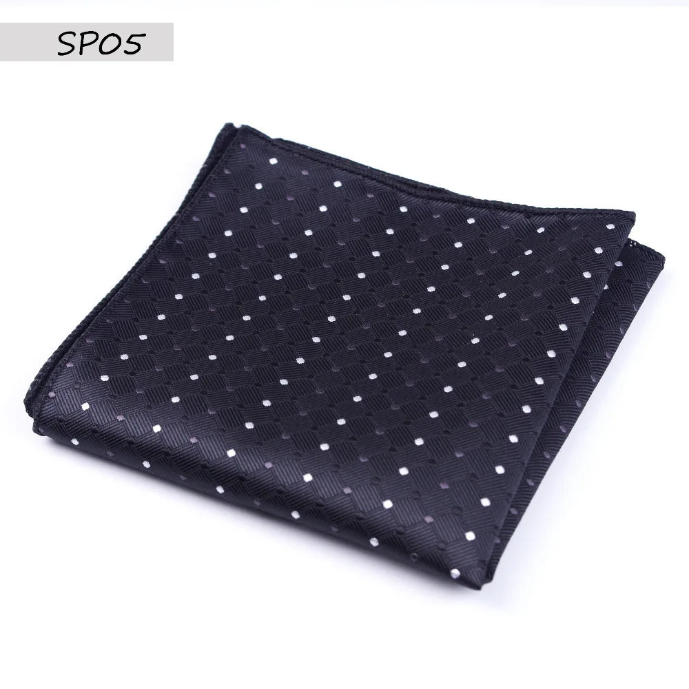 Men’s Designer Pocket Square Handkerchief Set. Elegant Suit Accessories
