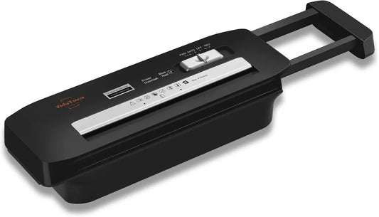 Compact 6 Sheet Paper Shredder .Jam-Proof Home Office Document Shredder